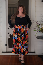 Trices Skirt in Abstract Floral