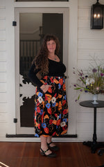 Trices Skirt in Abstract Floral