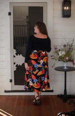 Trices Skirt in Abstract Floral