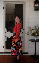 Trices Skirt in Abstract Floral