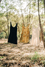 Delana Dress in Mustard Marigold Linen