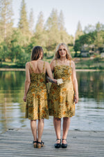 Uriah Dress in Mustard Marigold Linen