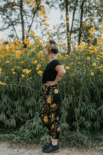 Perfect Pant in Black Marigold