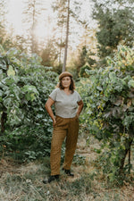 Perfect Pant in Brown Checker