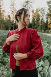 Jane Jacket in Ruby Checker