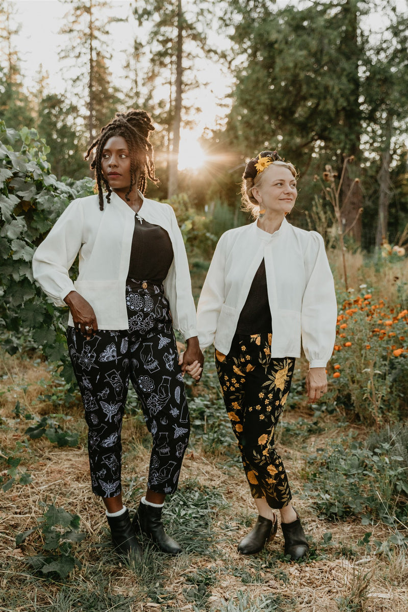 Jane Jacket in Textured White