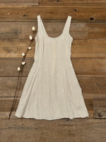 Delana Dress in Oat Linen