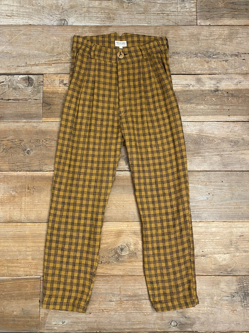 Perfect Pant in Brown Checker