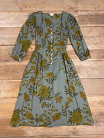 Prairie Dress in Slate Marigold