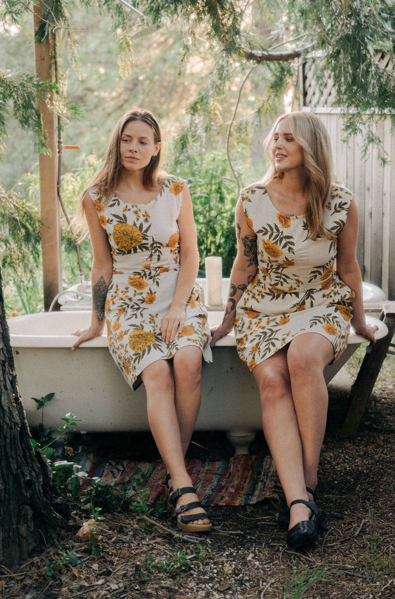 Field Day Dress Archie Dress in Oat Marigold Linen