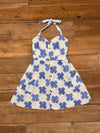 Field Day Dress Bandana Blues / XLarge Bedding Dress one of a kind in XLarge