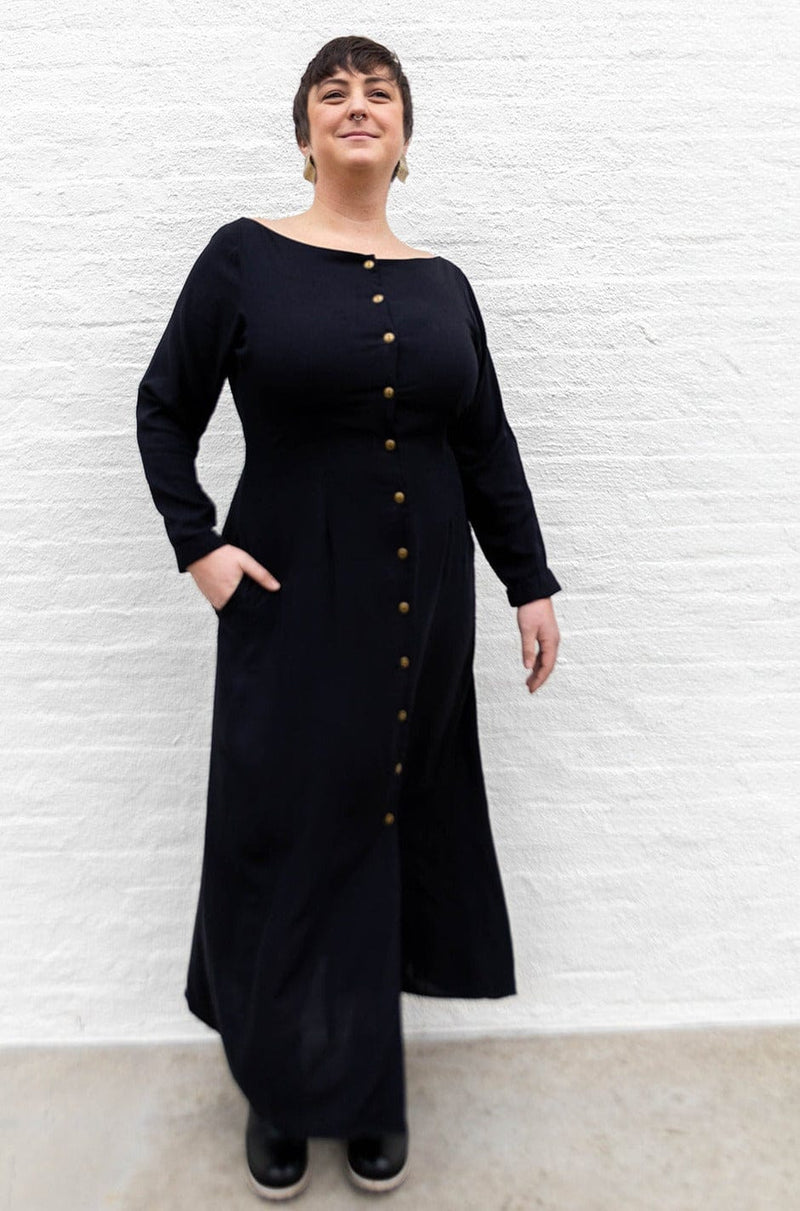 Field Day Dress Bhodie Dress in Black Challis