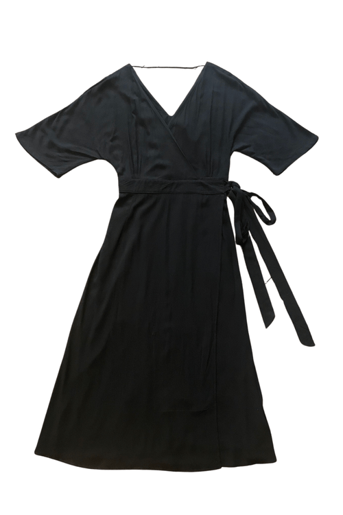 Field Day Dress Diana Dress in Black Crepe