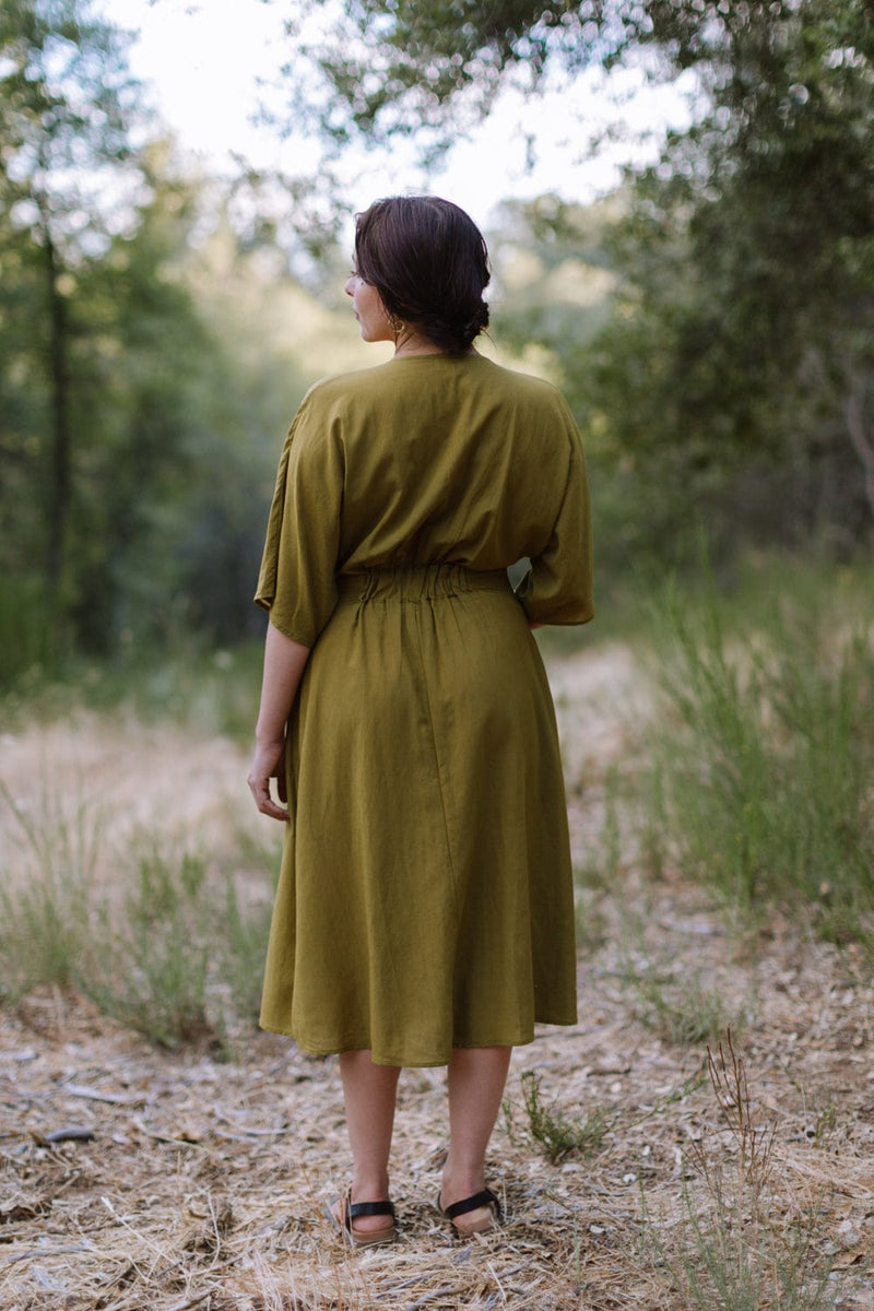 Field Day Dress Finley Dress in Pea Soup