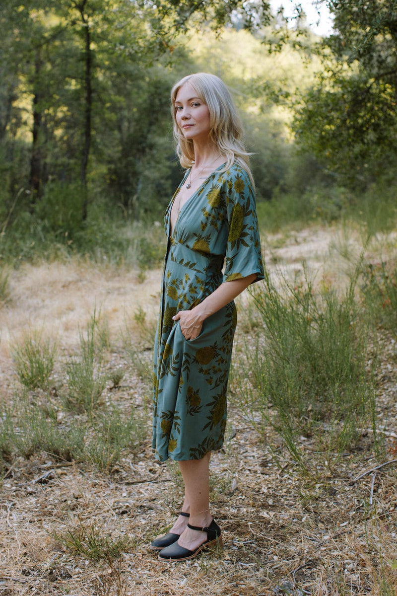 Field Day Dress Finley Dress in Slate Marigold