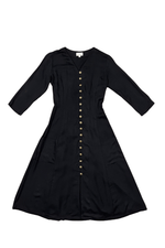 Field Day Dress Fiona Dress in Black Challis