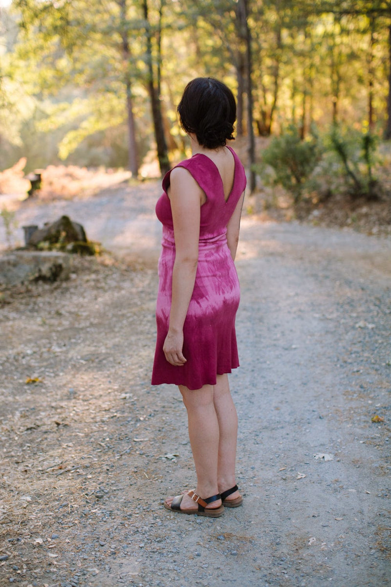 Field Day Dress Slinky Dress in Dragon Fruit