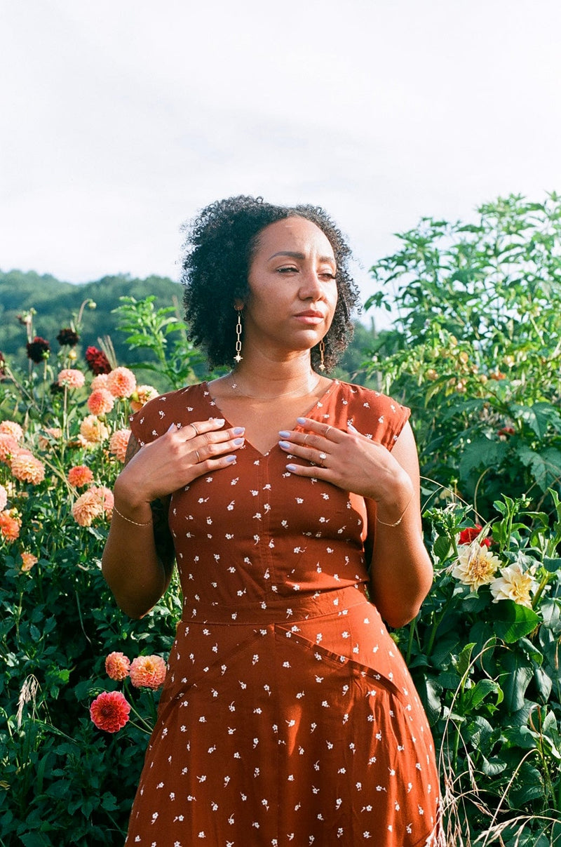 Field Day Dress Xena Dress in Hazel Calico Flower