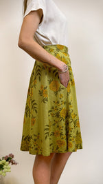 Field Day Skirt Bae Skirt in Mustard Marigold Linen