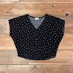 Field Day Top Dolman Top in Abstract Dot