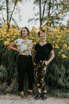 Field Day Top Dolman Top in Marigold Linen