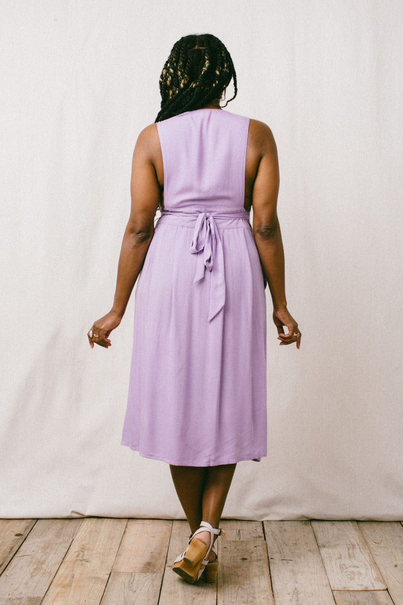 Field Day Dress Brigid Jumper in Lilac Challis