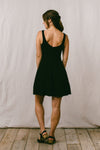 Field Day Dress Delana Dress in Black Linen