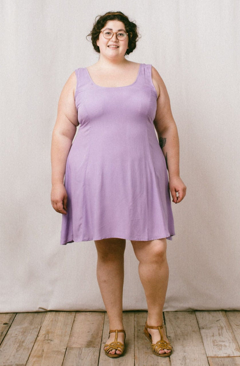 Field Day Dress Delana Dress in Lilac Challis