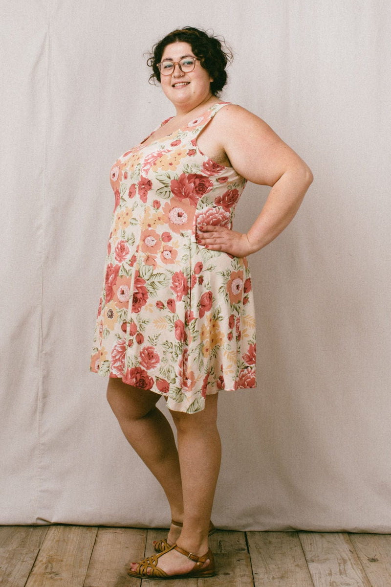 Field Day Dress Delana Dress in Peach Floral