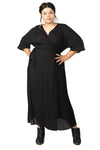 Field Day Dress Diana Dress in Black Crepe