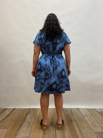 Field Day Dress Dolman Dress in Earth Worship in Ocean Blue