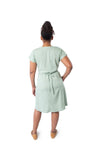 Field Day Dress Dolman Dress in Sage Linen