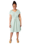 Field Day Dress Dolman Dress in Sage Linen