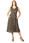 Field Day Dress Ever Dress in Black Rose Crepe