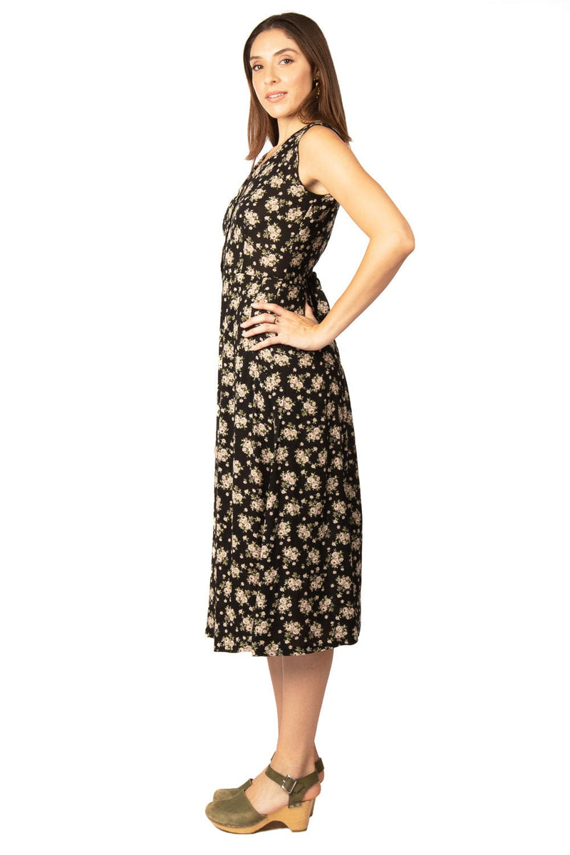 Field Day Dress Ever Dress in Black Rose Crepe