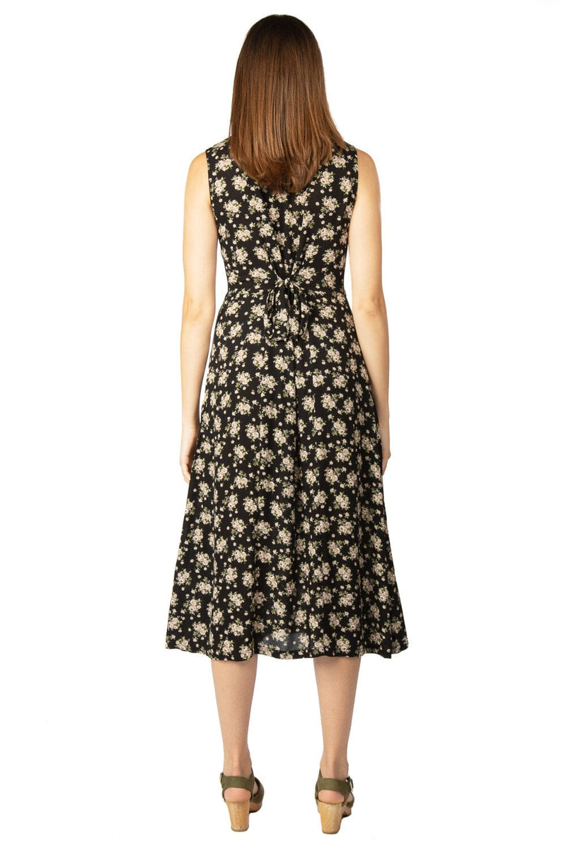 Field Day Dress Ever Dress in Black Rose Crepe