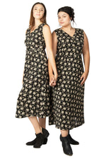 Field Day Dress Ever Dress in Black Rose Crepe