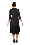 Field Day Dress Fiona Dress in Black Challis