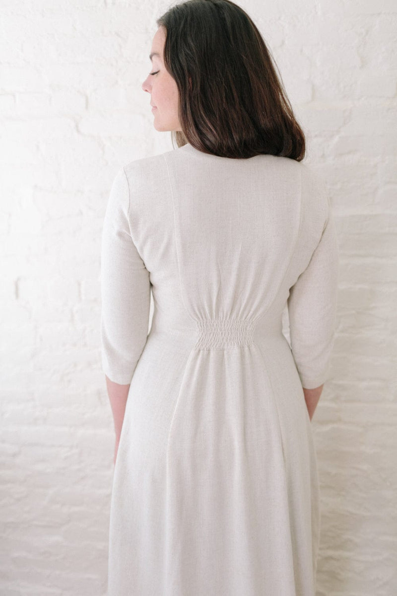 Field Day Dress Fiona Dress in Oat Linen