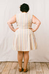 Field Day Dress Thea Dress in Linen Stripe