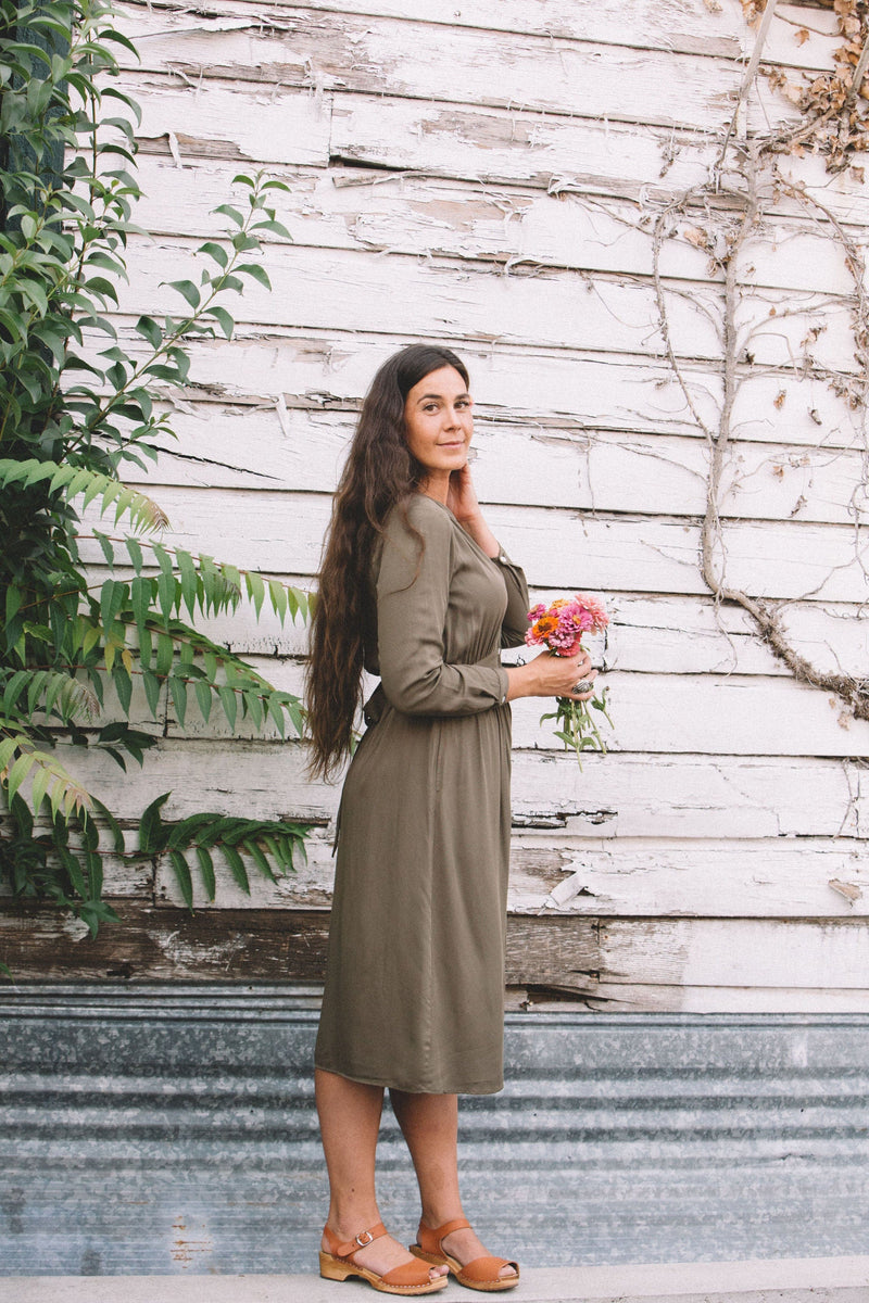 Field Day Dress Vera Dress in Olive