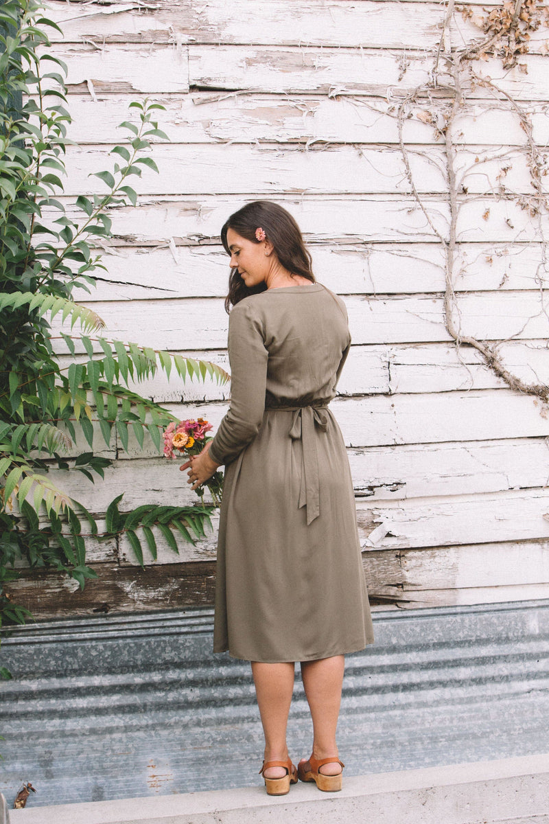 Field Day Dress Vera Dress in Olive