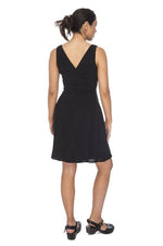 field day Dress Wrap Dress in Black