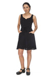 field day Dress Wrap Dress in Black