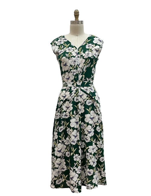 Field Day Dress Xena Dress in Green Magnolia