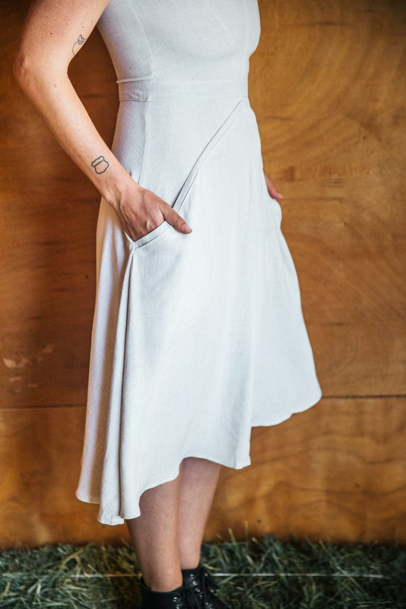 Field Day Dress Xena Dress in Oat Linen