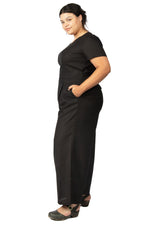 Field Day Jumpsuit Vega Jumpsuit in Black Linen