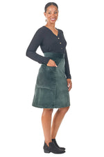 Field Day Skirt Atheno Skirt in Spruce Velvet