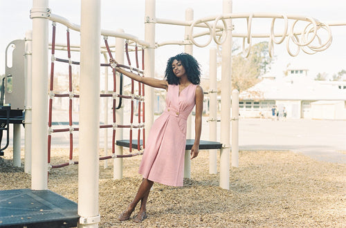 Field Day SS20 Winona Dress in Precious Pink