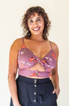 Field Day Top Dee Dee Top in Purple Poppy